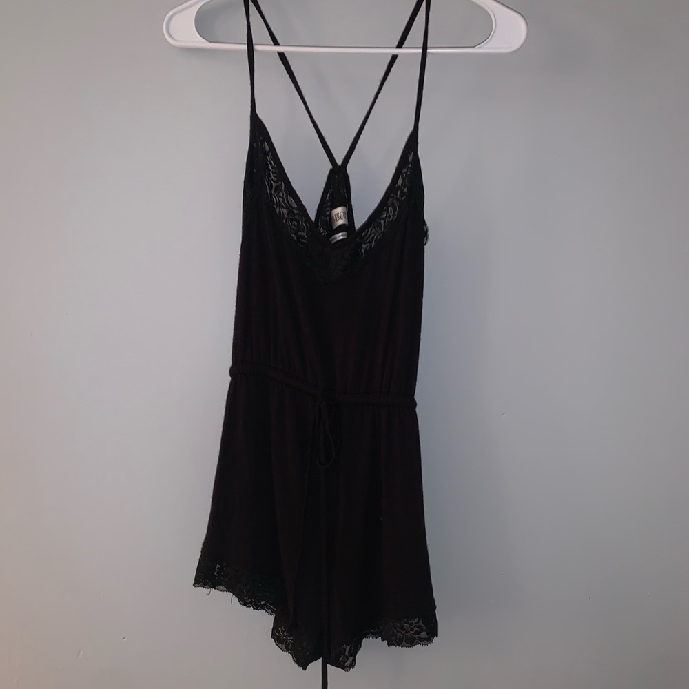 Urban Outfitters Out from Under black lace romper